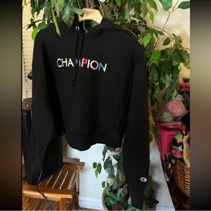 Champion Black Reverse Weave Hoodie 2XL